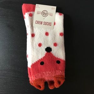New So Women’s Critters Socks - Fox